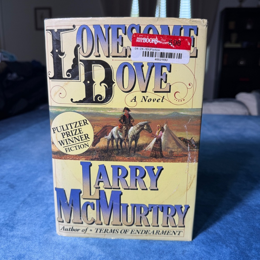 Vintage 1985 Lonesome Dove Larry McMurtry 18th Printing HC DJ Page 621 Typo